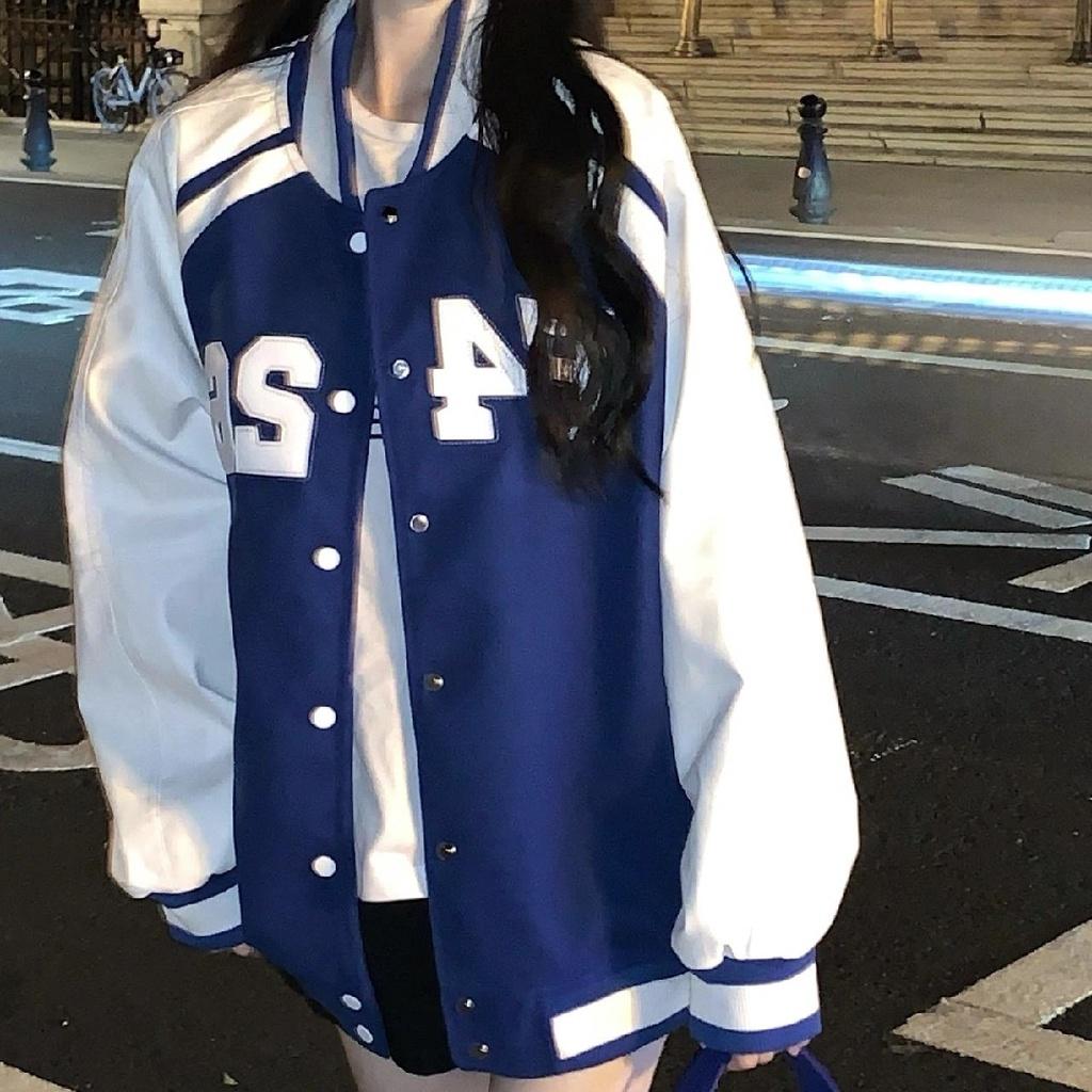 áo khoác độn bóng chày Nhật Bản mới mùa thu và mùa đông retro áo