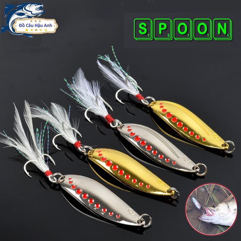 Mồi Câu Lure Mồi Thìa Lượn Spoon Mồi Câu Lure Suối Câu Mương MG2