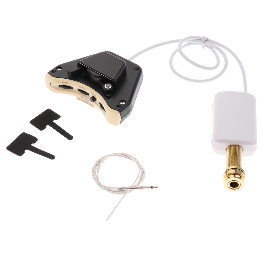 1 Set ABS Guitar Endpin Sound Hole Pickup Musical Instrument Parts