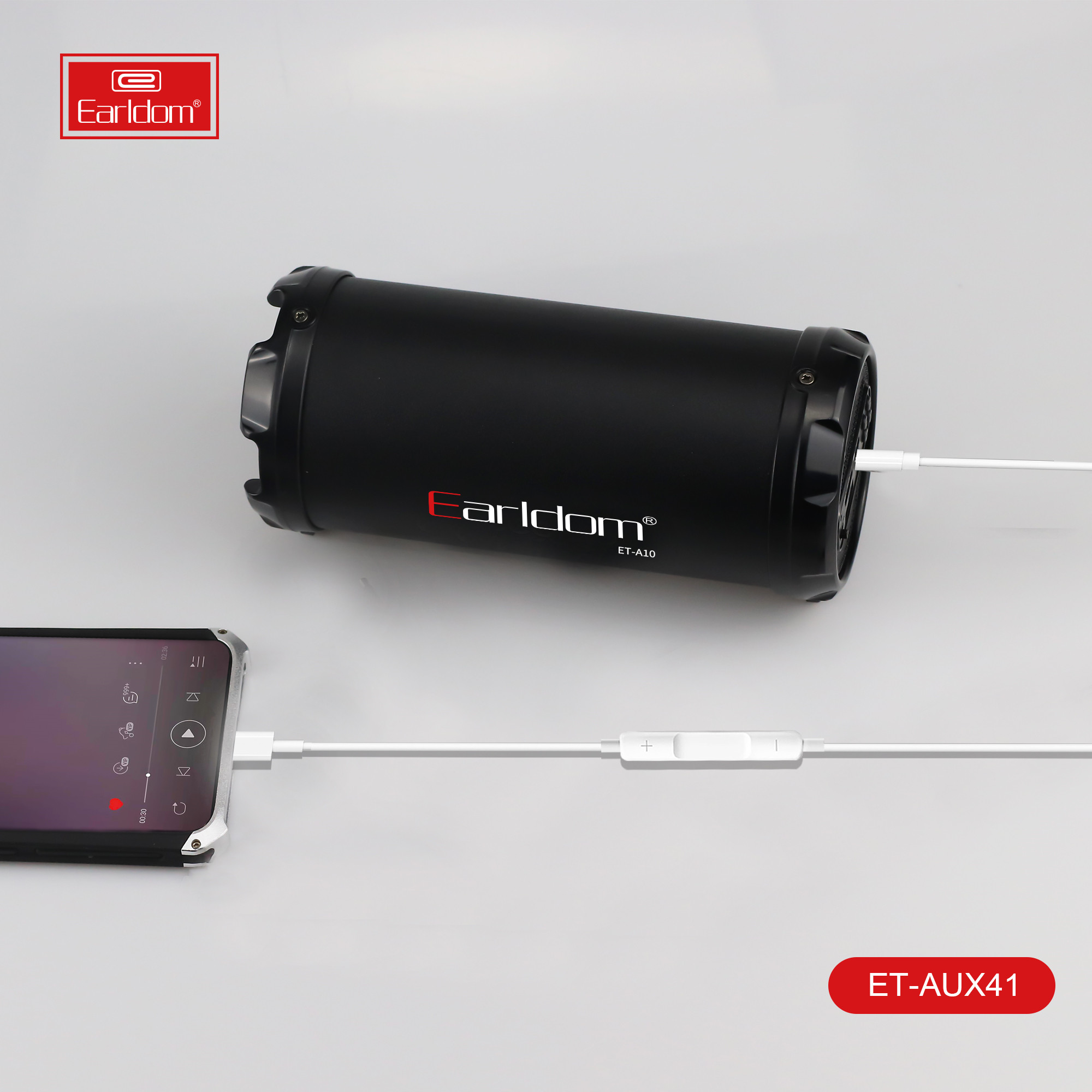 Cáp Chuyển Đổi Cổng Type C Sang 1 Cổng 3.5mm Dài 1M Có Mic Earldom AUX41 - Hàng Chính Hãng