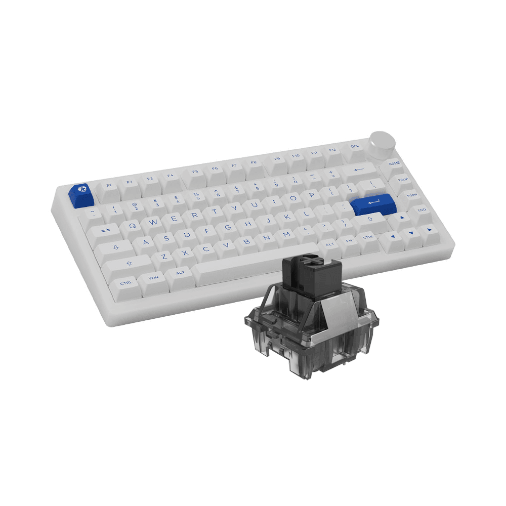 Bàn phím AKKO PC75B Plus Blue on White -Hàng chính hãng