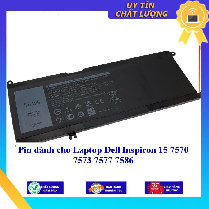 Pin dùng cho Laptop Dell Inspiron 15 7570 7573 7577 7586 - Hàng Nhập Khẩu New Seal