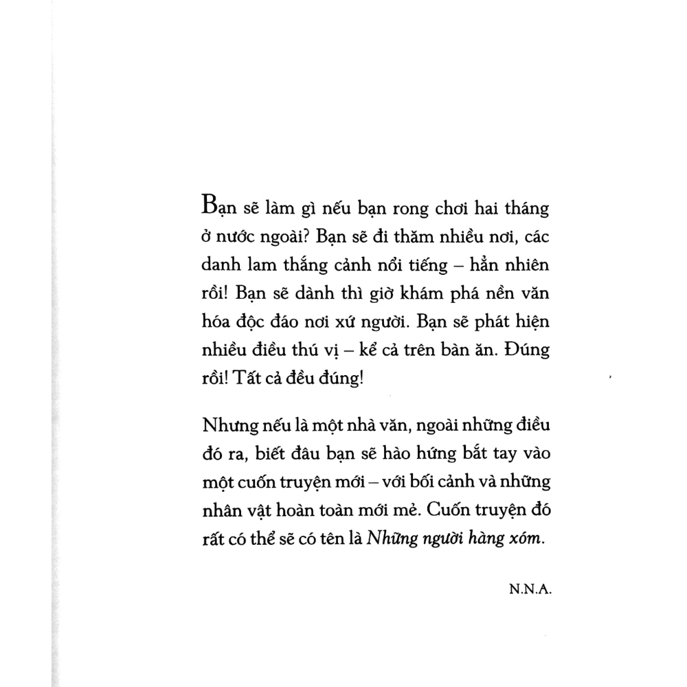 Những Người Hàng Xóm - Nguyễn Nhật Ánh