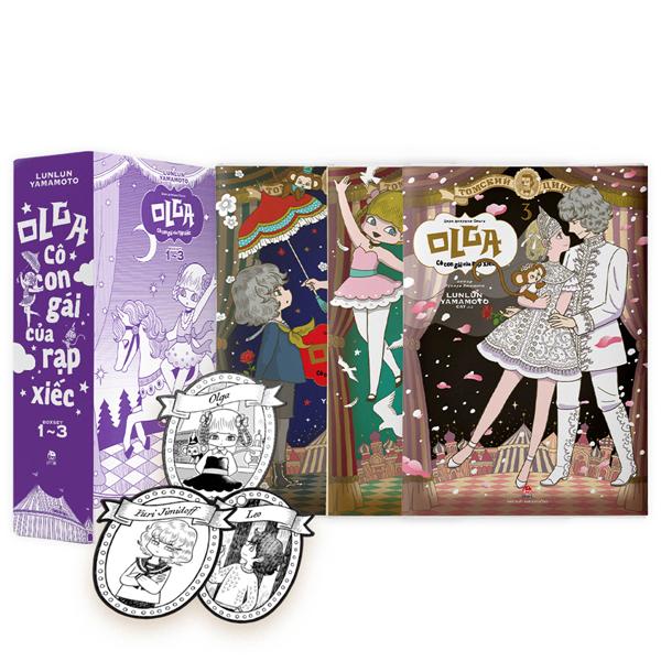 Boxset Olga – Cô Con Gái Của Rạp Xiếc Bộ 3 Cuốn – Tặng Kèm 3 Bookmark