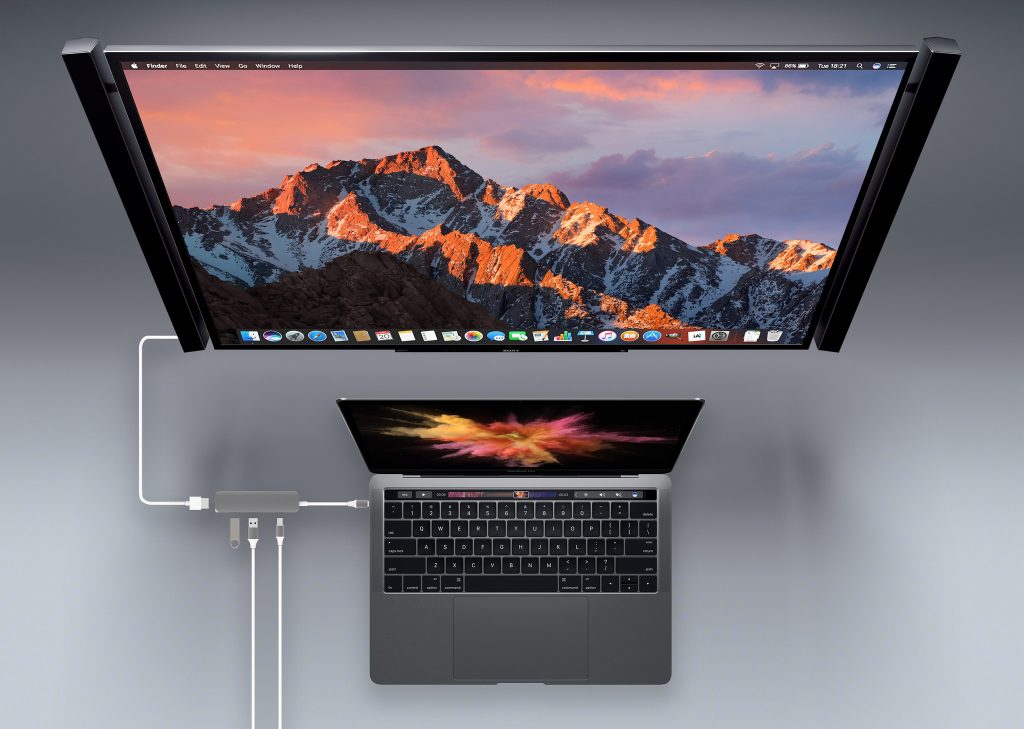 Cổng chuyển HyperDrive 4-in-1 USB-C Hub with 4K HDMI - Hàng chính hãng