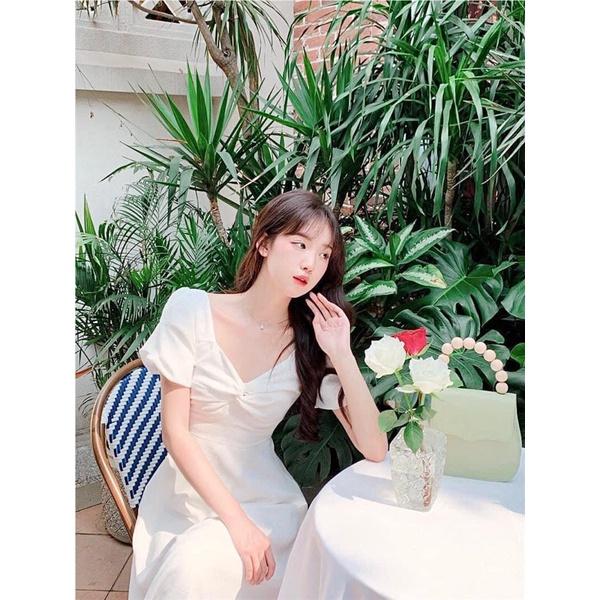 Váy trắng nơ lưng 6905