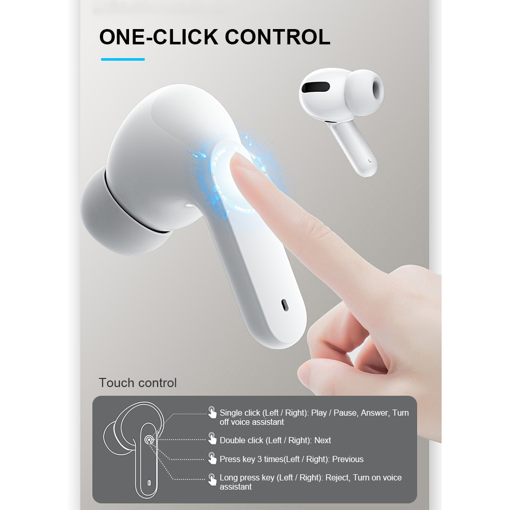 Tai Nghe 5.1 BT Có Vỏ Sạc Điều Khiển Cảm Ứng Loa Ngoài Tai Âm Thanh Nổi