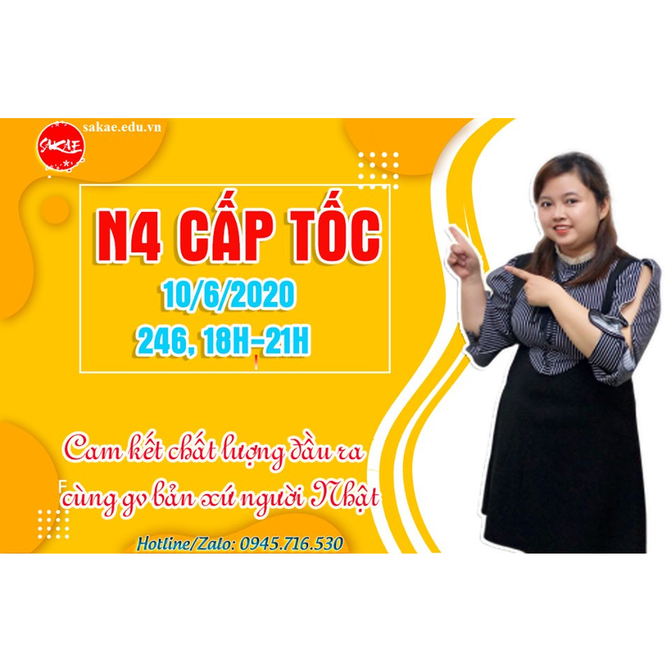 KHÓA HỌC TIẾNG NHẬT N4