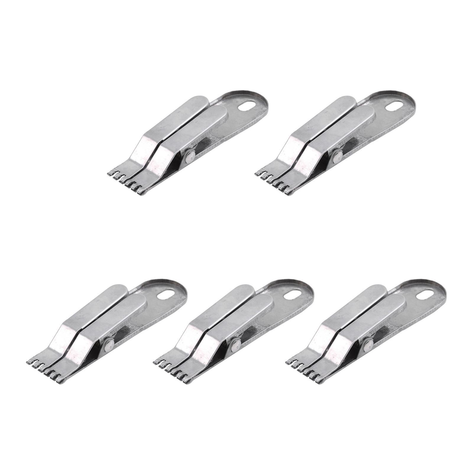 5 Pieces Live Maggot Hook Clip Baits Hangers Fishing Accessories Portable