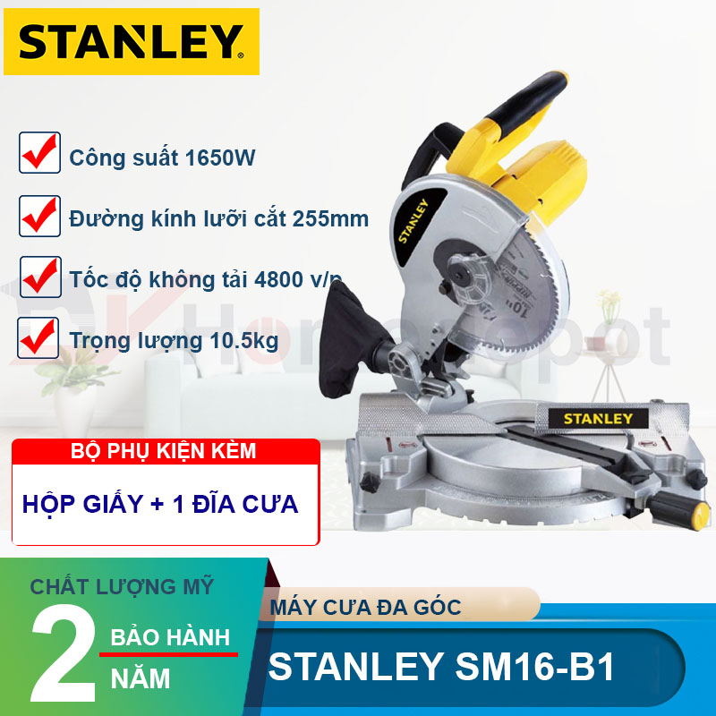 MÁY CẮT ĐA NĂNG 1650W STANLEY SM16-B1