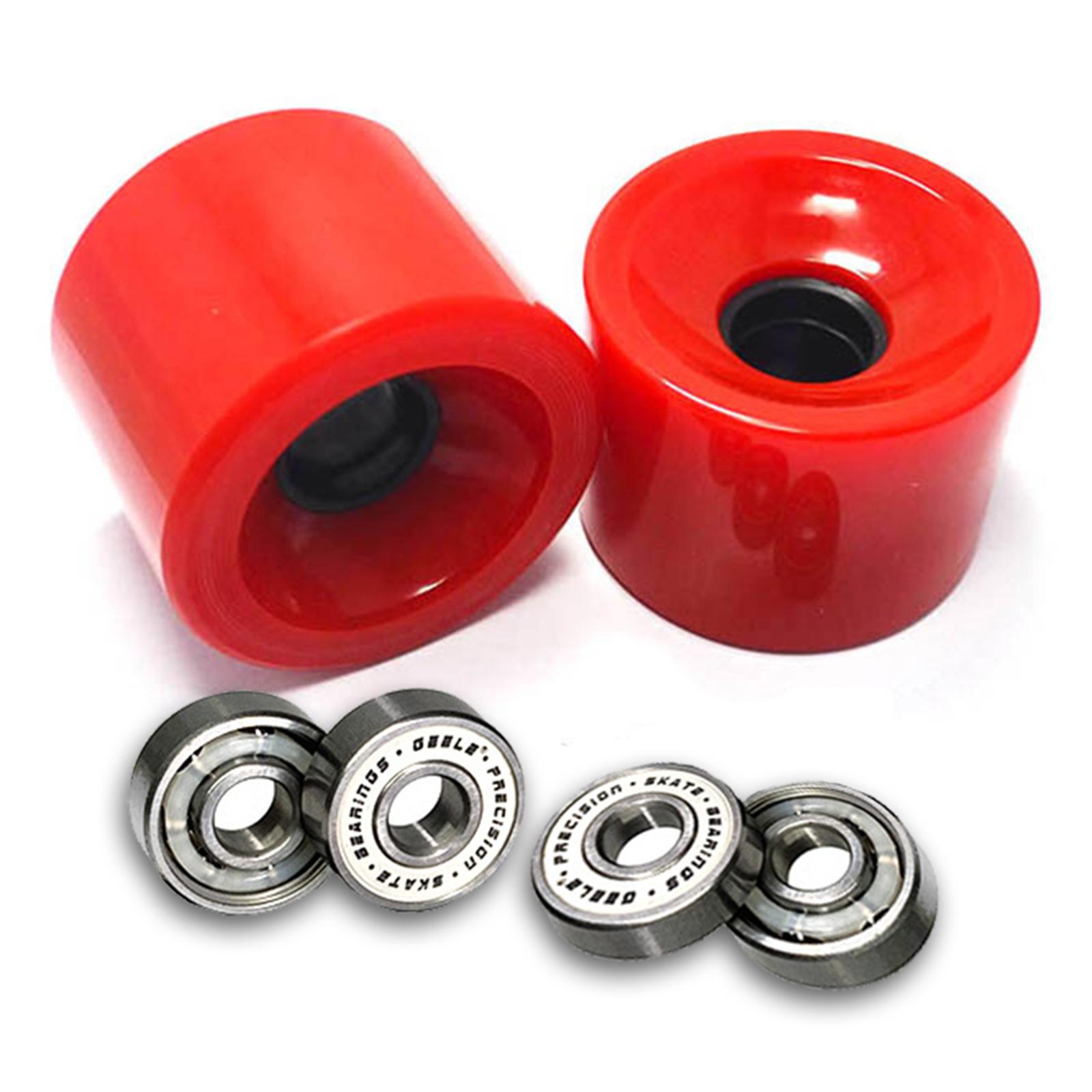 8pcs Premium Skateboard Bearings, Pro Longboard Bearings, 608, ABEC-11 Double Shields Wheel Bearing Replacement