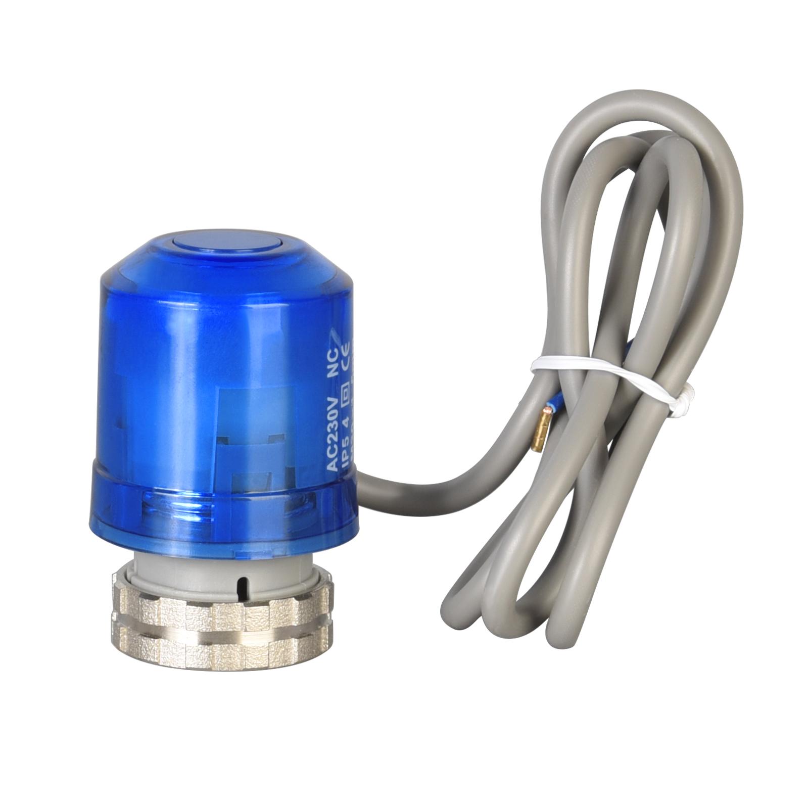 Thermal Actuator AC 230V Normally Close Electric Actuator M30 * 1.5 Thread for Floor Heating Thermostat