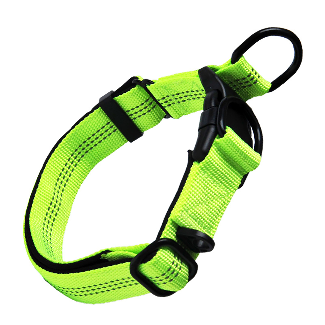 Vòng cổ chó phản quang Nylon Pet Collar đeo cổ chó có thể điều chỉnh vừa và lớn