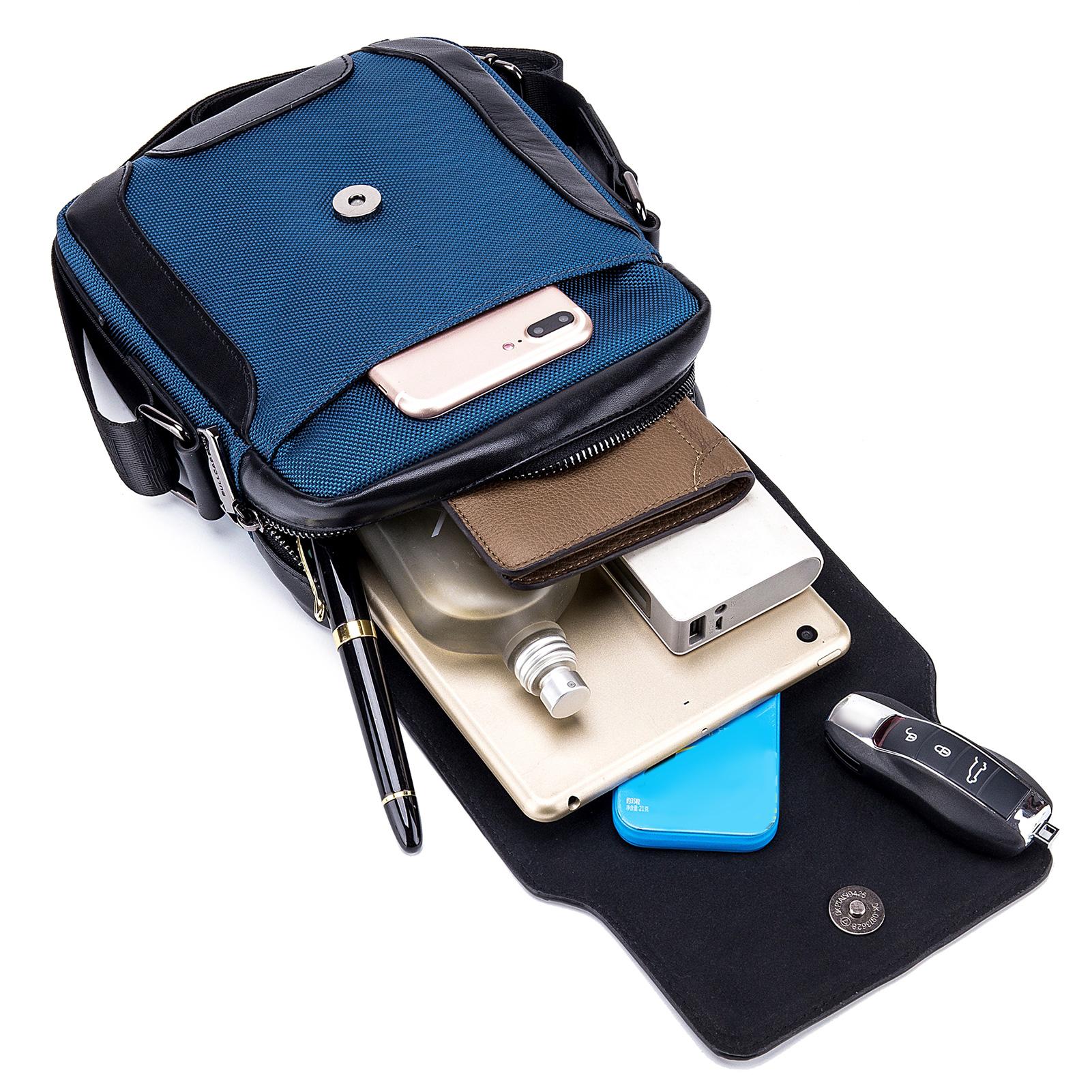 Túi Da Đeo Chéo Nam Sành Điệu Nằm Dọc Dành Cho Dân Công Sở Bullcaptain