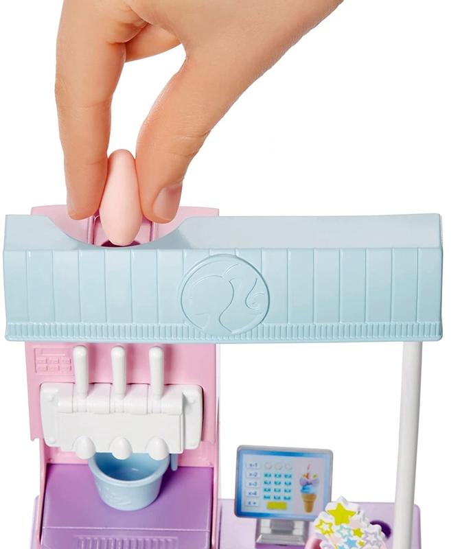 Đồ Chơi Quầy Kem Mát Lạnh Barbie Ice Cream Shop - Barbie HCN46