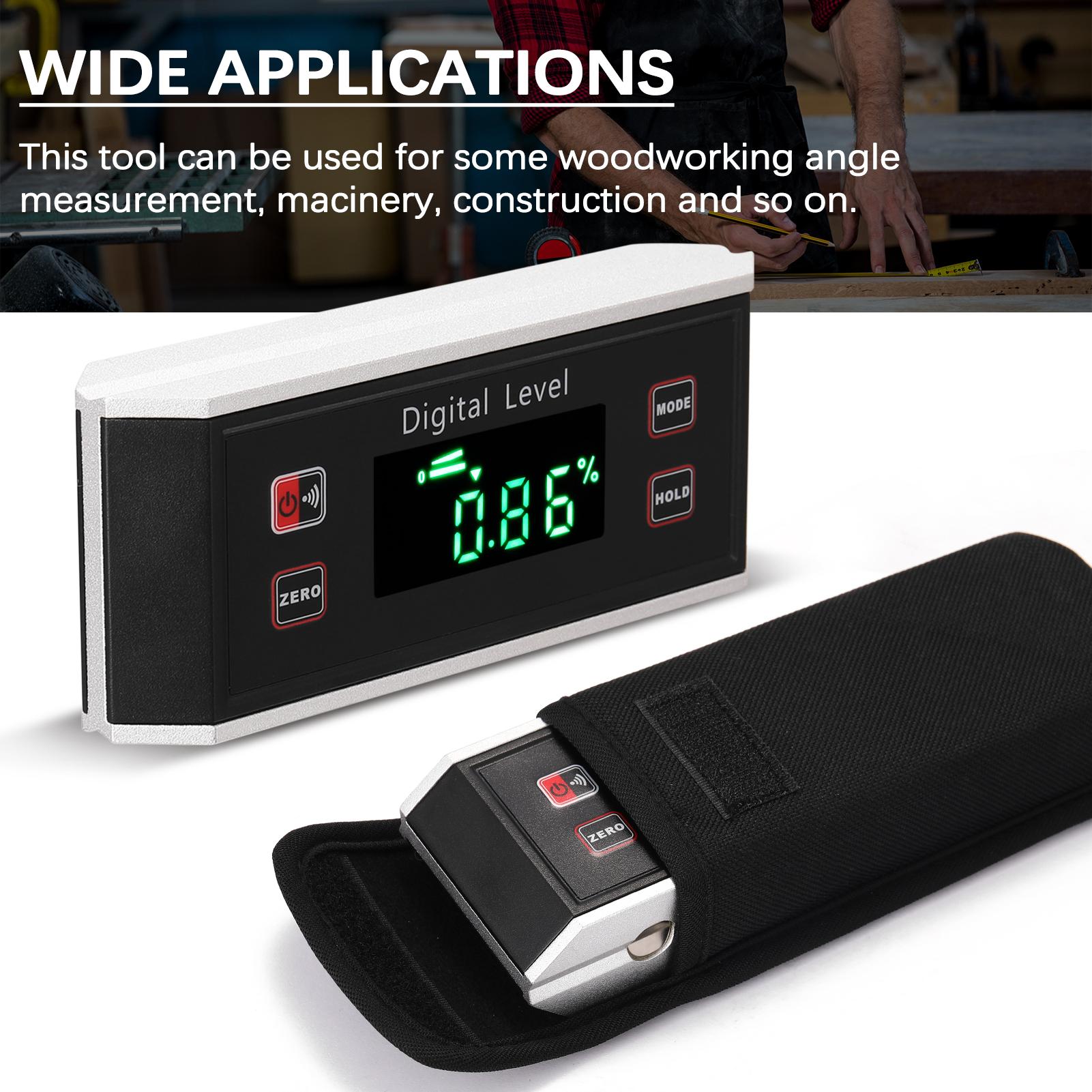 Portable 4*90° IP54 Waterproof Dustproof Level High Precisions Angle Finder Digital Protractor Inclinometer Digital