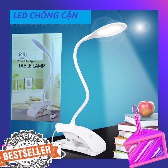 (CAM KẾT GIAO ĐÚNG MÀU ) ĐÈN ĐỌC SÁCH KẸP BÀN CHỐNG CẬN 14 CHIP LED THÔNG MINH TABLE LAMB NGUỒN USB - Đèn đọc sách kẹp b