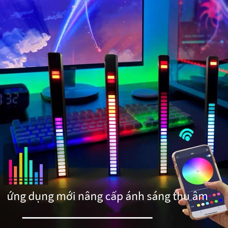 Phong cách mới nhất RGB đón ánh sáng xung quanh phòng ngủ phòng thể thao điện tử Internet người nổi tiếng lấp đầy ánh sáng bầu không khí ánh sáng máy tính để bàn điều khiển âm thanh nhịp điệu âm nhạc ánh sáng