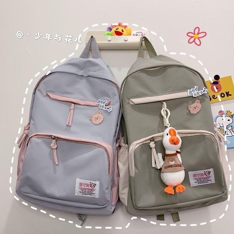 MIX COLOR BACKPACK + móc khoá