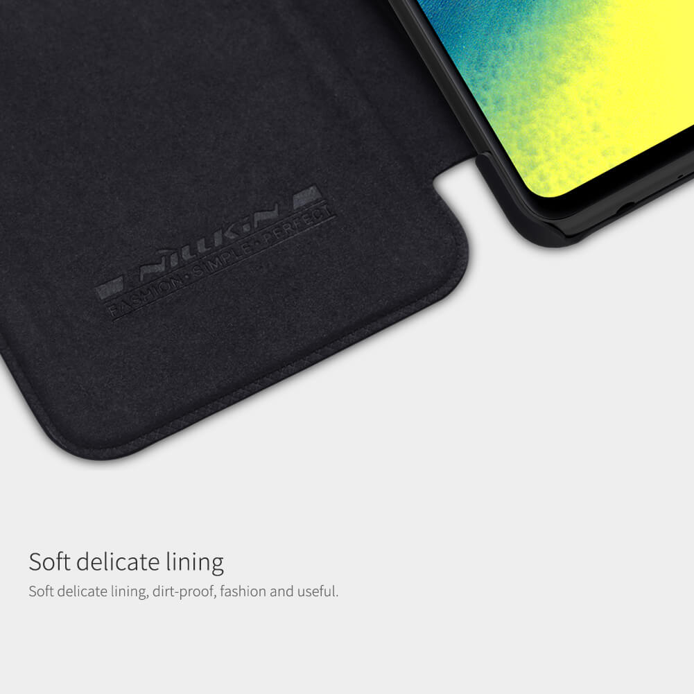 Bao da dành cho Samsung Galaxy A52 hiệu Nillkin Qin - Hàng chính hãng
