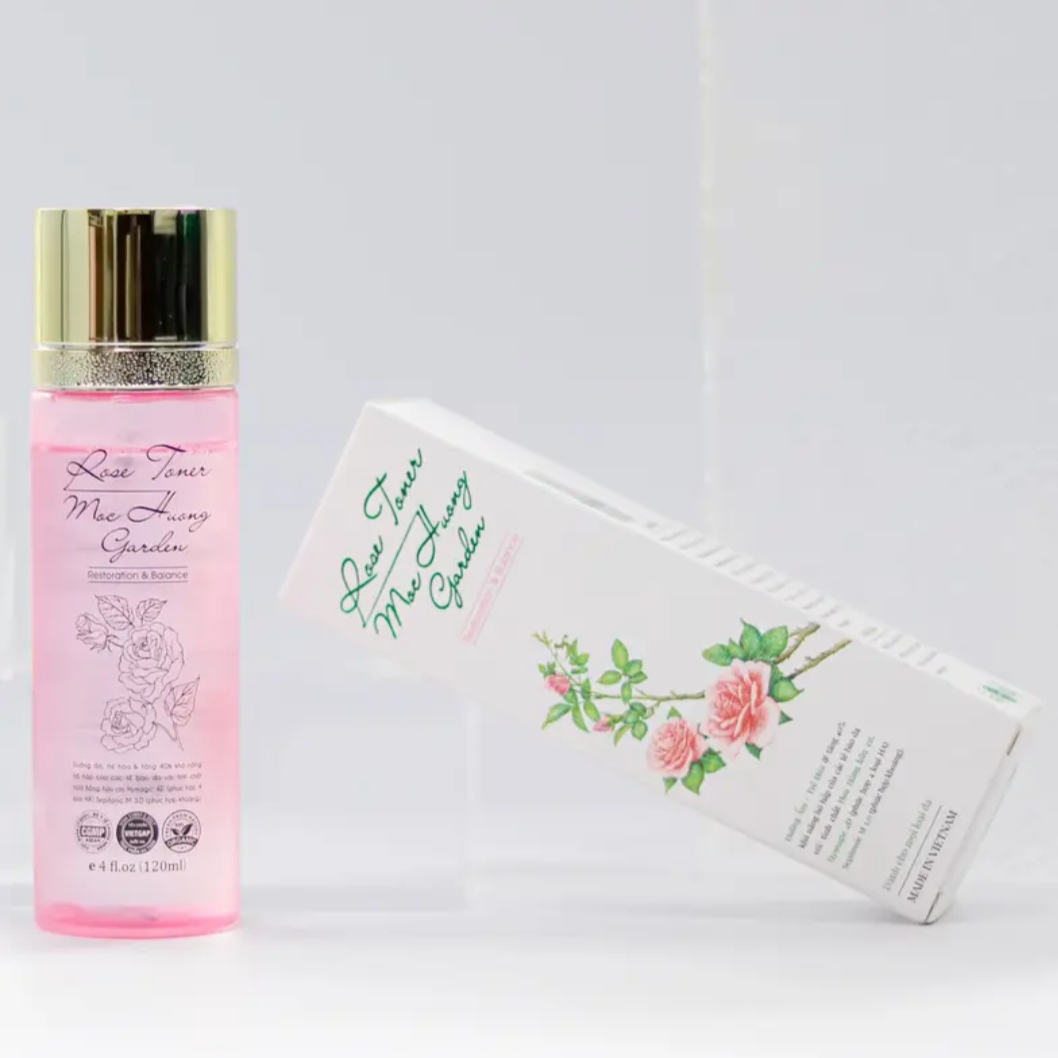 Bộ mỹ phẩm chăm sóc da, kem chống nắng, serum thiên nhiên, sữa rửa mặt, nước tẩy trang, toner hoa hồng Thanh Mộc Hương