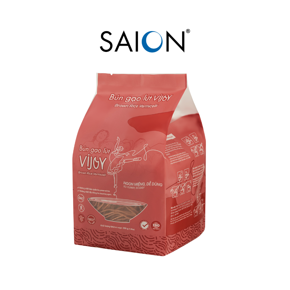 BÚN GẠO LỨT VIJOY 200G- Bún gạo lứt cao cấp/ Bún ngon mềm dai/ Health/ Dinh dưỡng