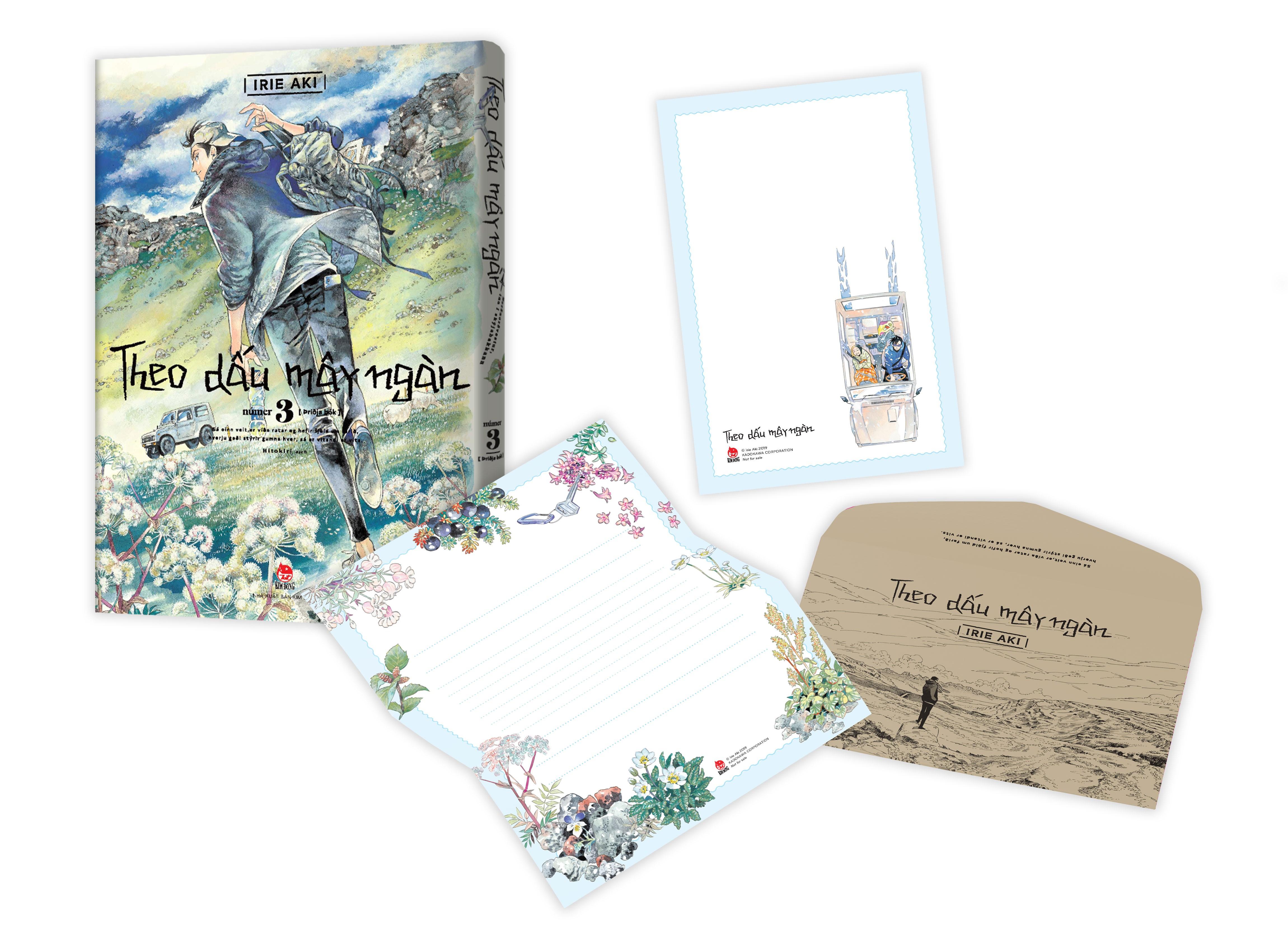Theo Dấu Mây Ngàn - Tập 3 - Tặng Kèm Obi + Postcard + Phong Thư + Giấy Viết Thư