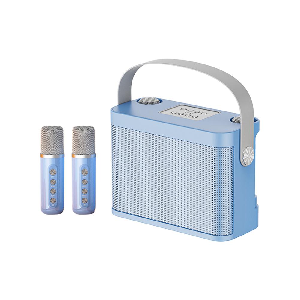 Máy karaoke Karaoke không dây cầm tay với loa di động mini di động micro mini di động mini di động רמק TOUR Color: Blue