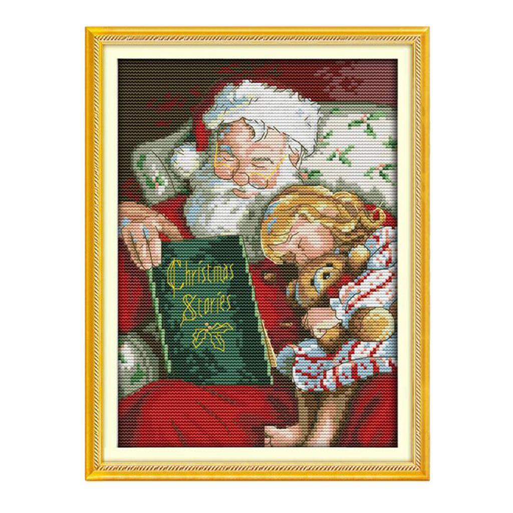 Stamped Kits Santa Claus Needlepoint for Frameless