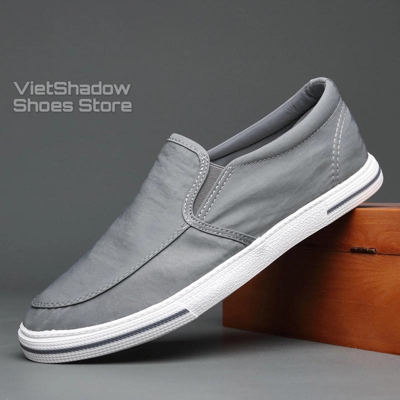 Slip on nam - Giày lười vải nam cao cấp BAODA - Vải polyester (gió) 4 màu tuyệt đẹp - Mã 20062