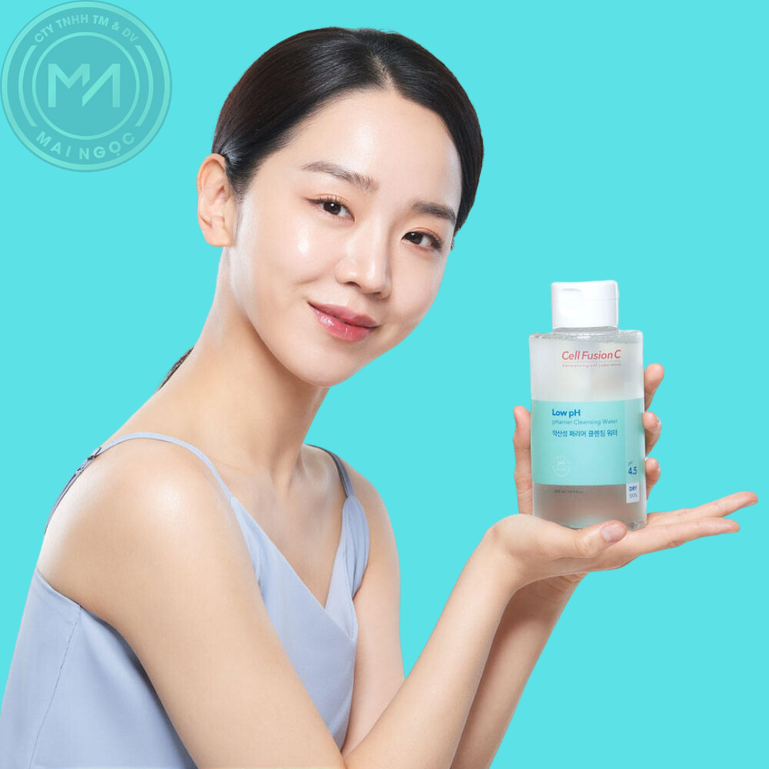 Nước Rửa Mặt Cấp Ẩm Cân Bằng Ph Da Cell Fusion C Low Ph Pharrier Cleansing Water (500ml)