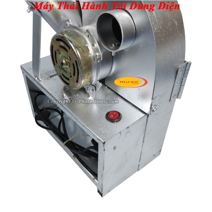 Máy Thái Hành, Tỏi Dùng Motor - Thái Cực Nhanh 200kg 1giờ