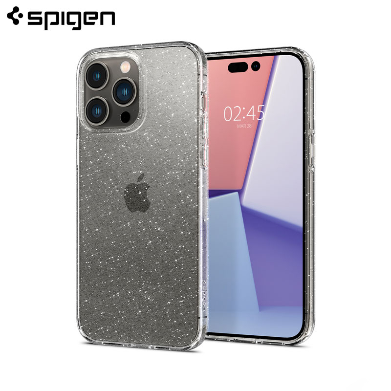 Ốp lưng dành cho iPhone 14 Pro Max SPIGEN Liquid Crystal Glitter - Hàng Chính Hãng