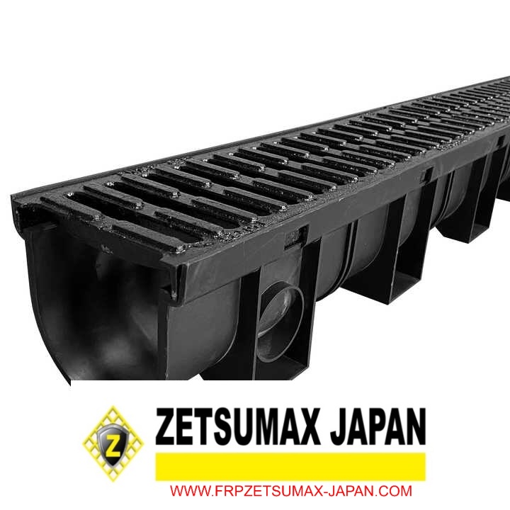 Rãnh Thoát Nước, Cống Thoát Nước Zetsumax -Japan Nhựa Hdpe Độ Bền Cao Chống Ăn Mòn Kích Thước (R)300 x (C)300 x (D)1000m