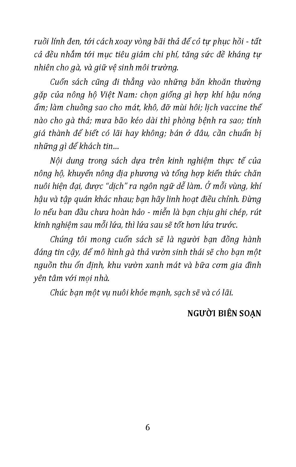 Nuôi Gà Thả Vườn Sinh Thái (Tủ sách Làm Nông Kiểu Mới - Xanh, Sạch, Bền Vững)
