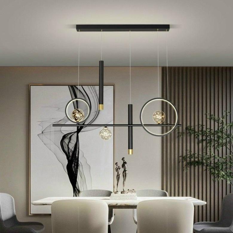 Đèn thả phong thái Bắc Âu 3 hình thức năng lượng thiết kế hiện đại, Đèn decor, đèn bàn ăn, đèn tô điểm - KN04 DT