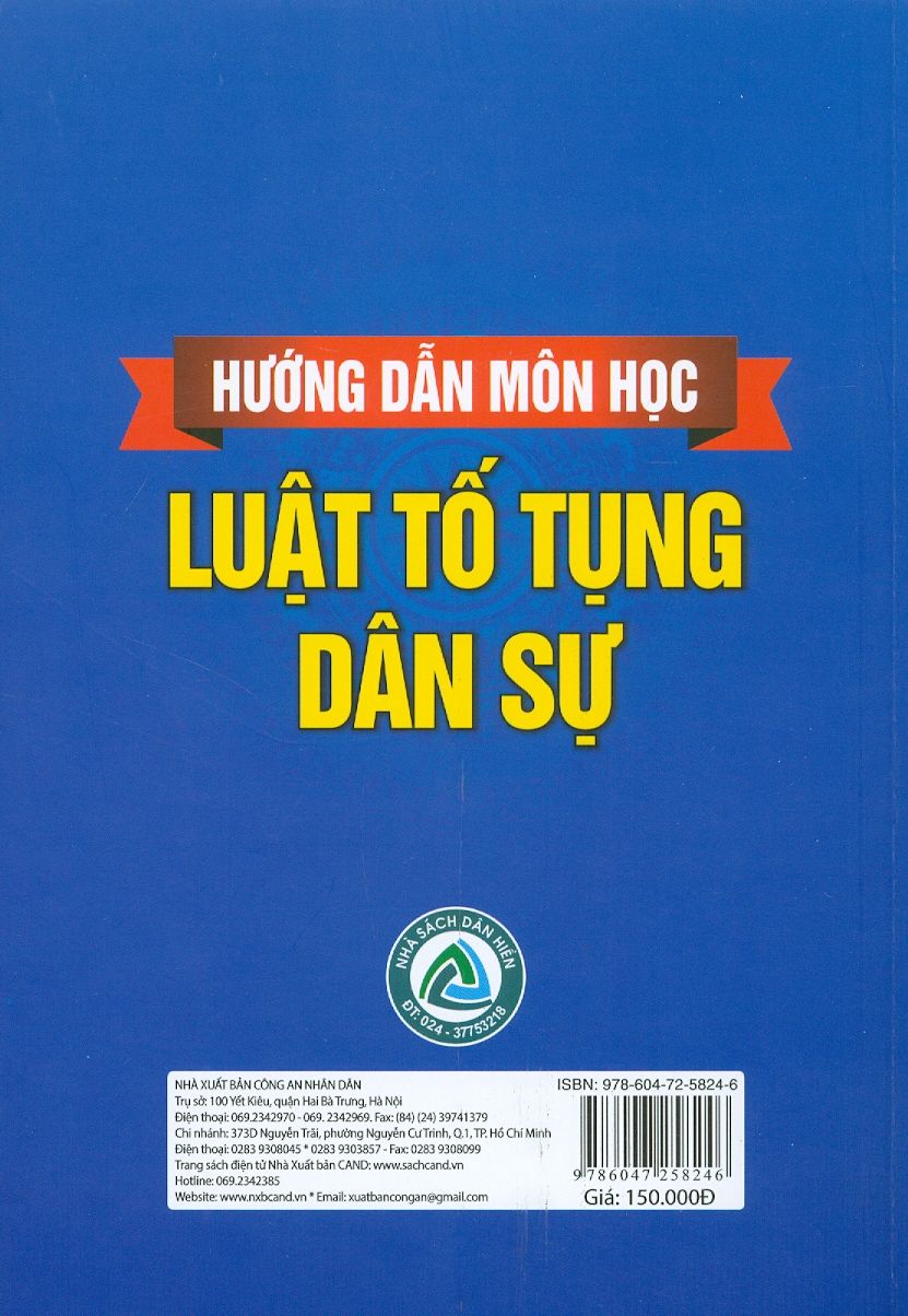 Hướng Dẫn Môn Học Luật Tố Tụng Dân Sự (Sách chuyên khảo)