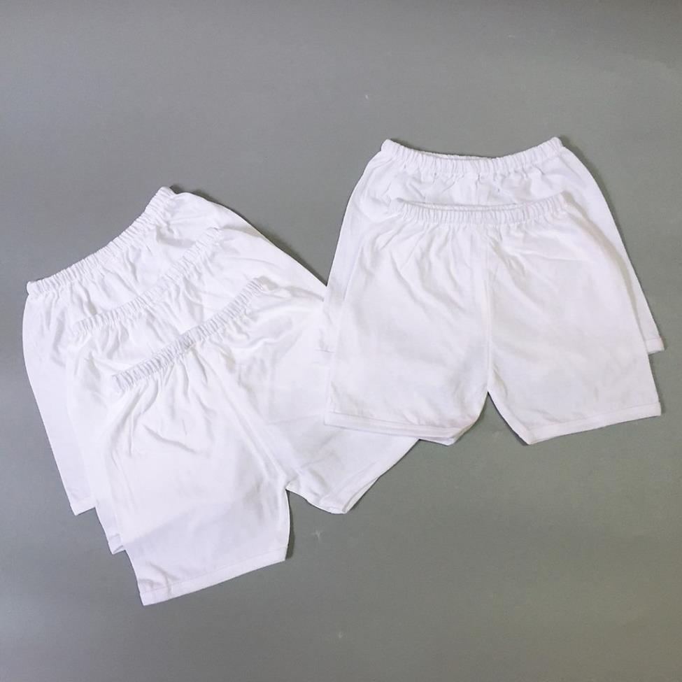 Combo 10 quần trắng cho bé(2-24kg)(5 q ngắn,5 q dài)