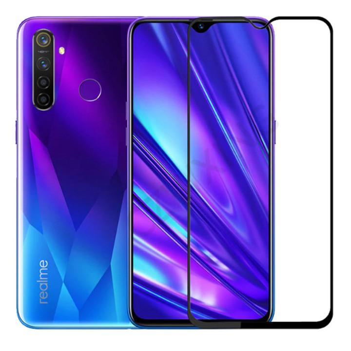 Miếng dán cường lực FULL màn hình dành cho REALME 5 PRO màu đen