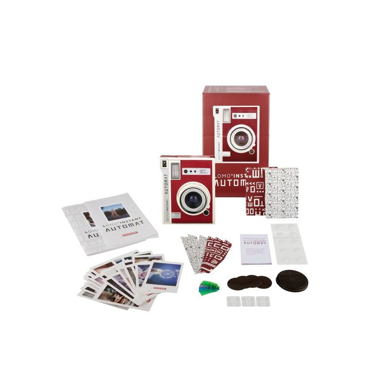 MÁY ẢNH CHỤP IN LIỀN LOMO'INSTANT AUTOMAT &amp; LENSES MÀU SOUTH BEACH (PIN MÁY, REMOTE) hàng chính hãng