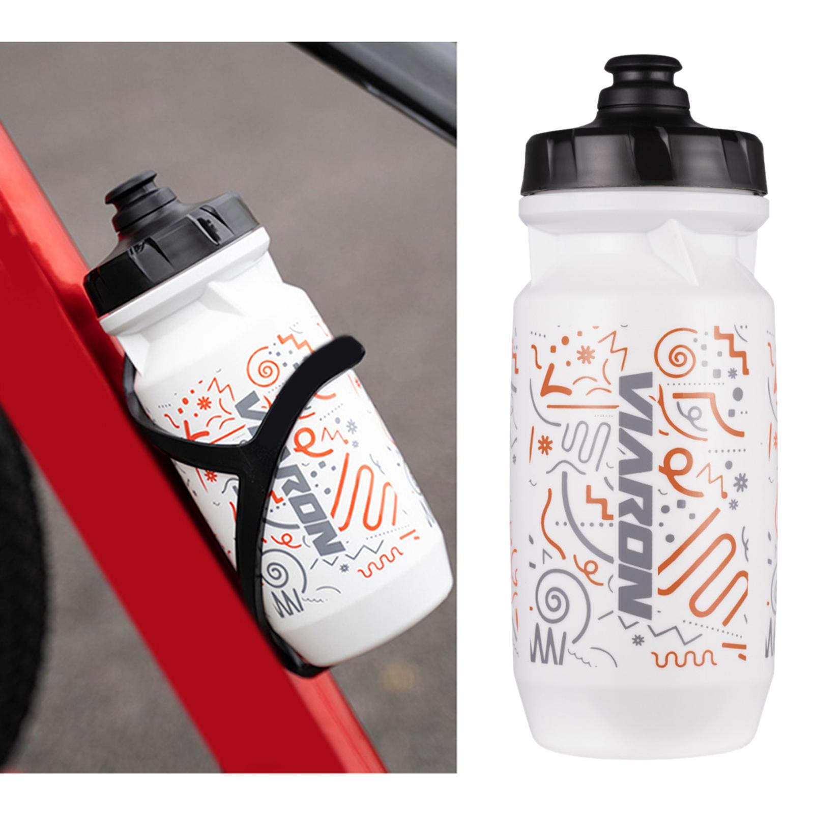 Bike Water Bottle, Bicycle Sports Kettle Easy to Grip Outdoor Drinking Cups for Fishing