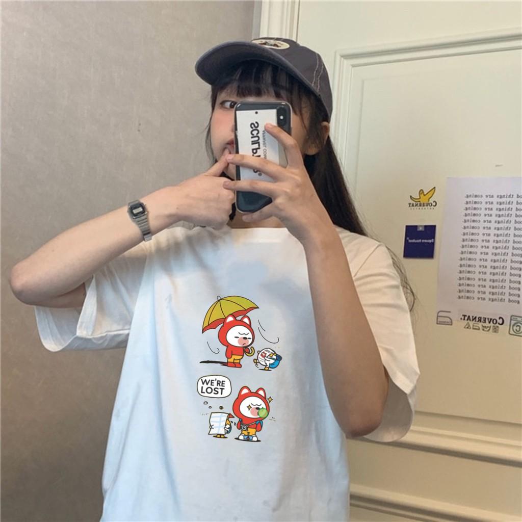 Áo Thun Tay Lỡ Unisex WE'RE LOST Form Rộng