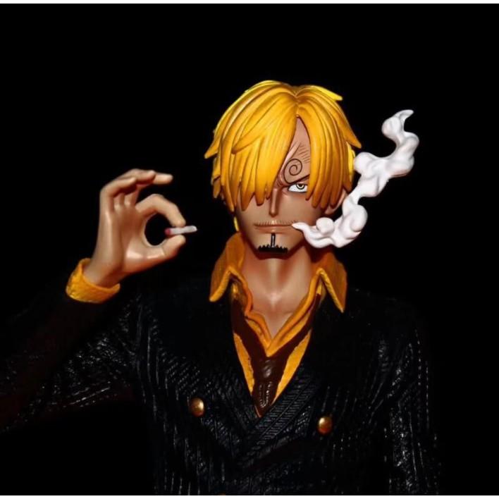 Mô hình Figure One Piece Sanji hút khói có led 38cm