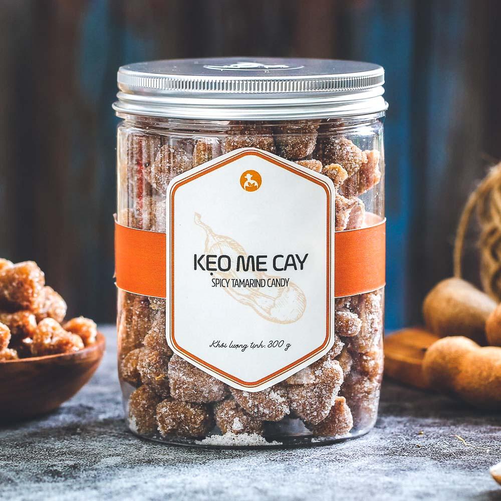 Kẹo me cay L'angfarm, 300g, hũ, mẫu nắp nhôm