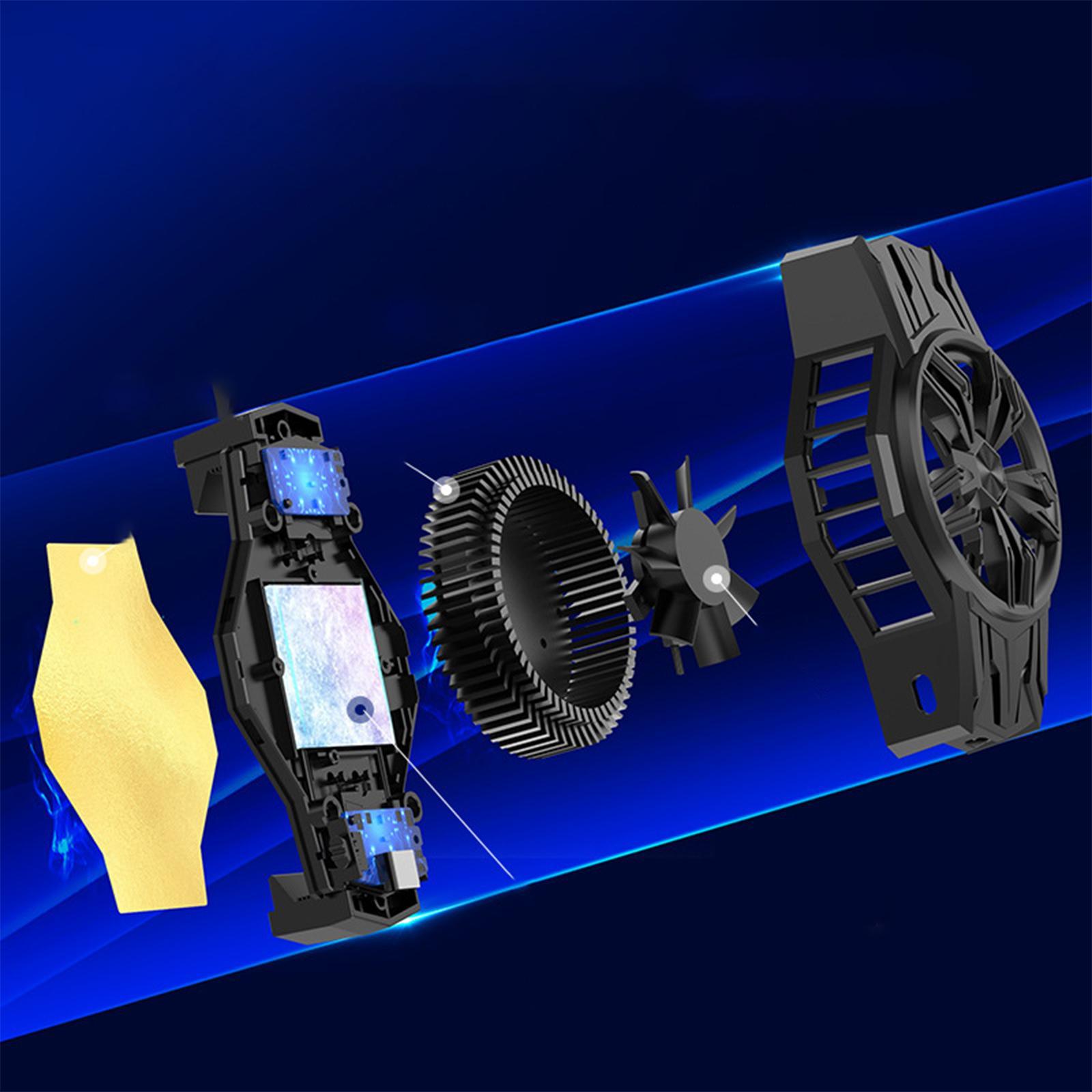 Mobile Phone Cooling  Fan Back Cover Retractable For Gaming