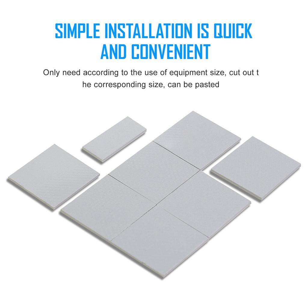 Thermal Pad 120x120mm for CPU Coolers Heat Dissipation 120x120x1.0mm