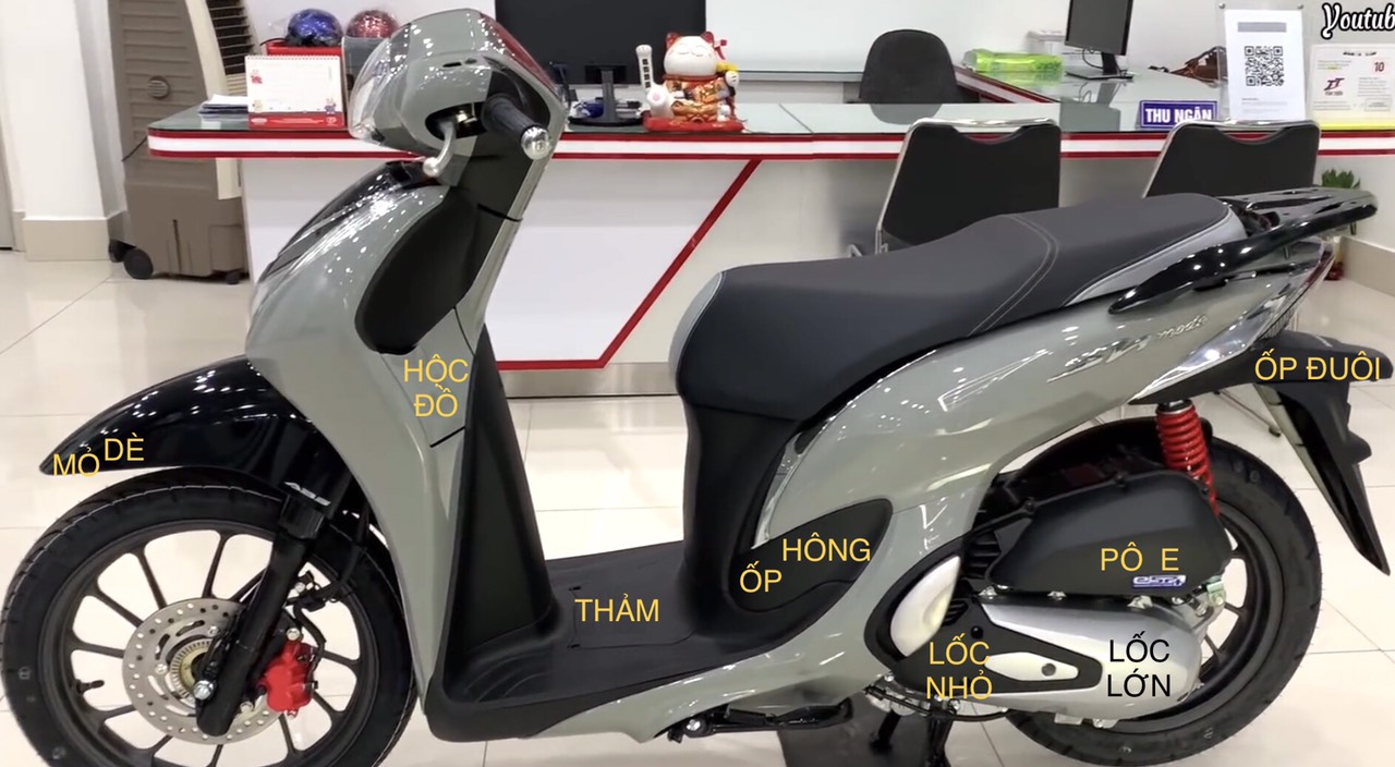 COMBO ỐP PHỤ KIỆN TRANG TRÍ SHMODE 2020 2021 2022 2023 CROM