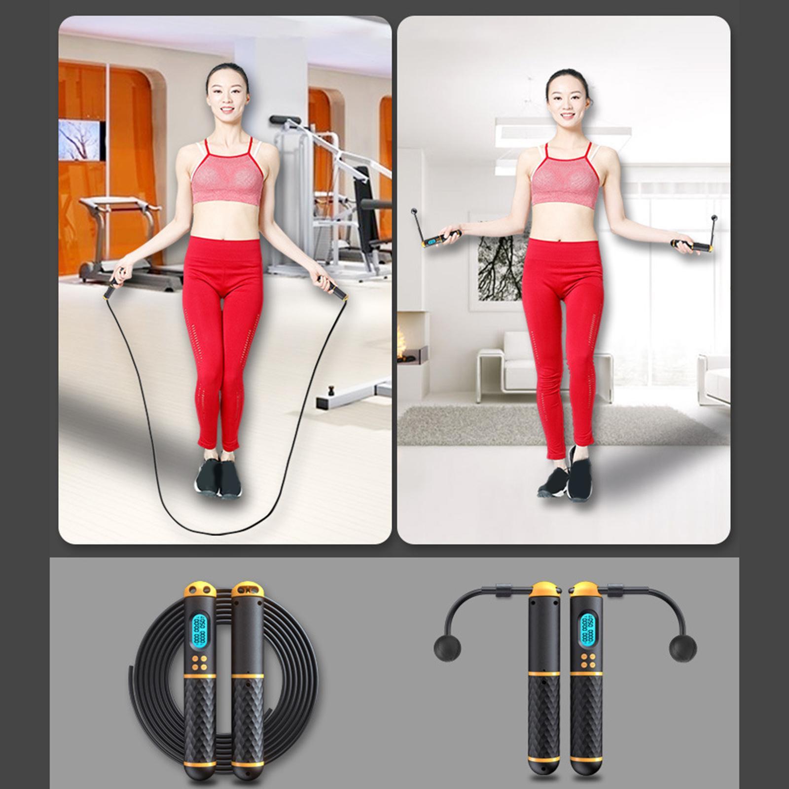 Skipping Rope Electronic Digital Rope Jumping for Sports Workout Women Men