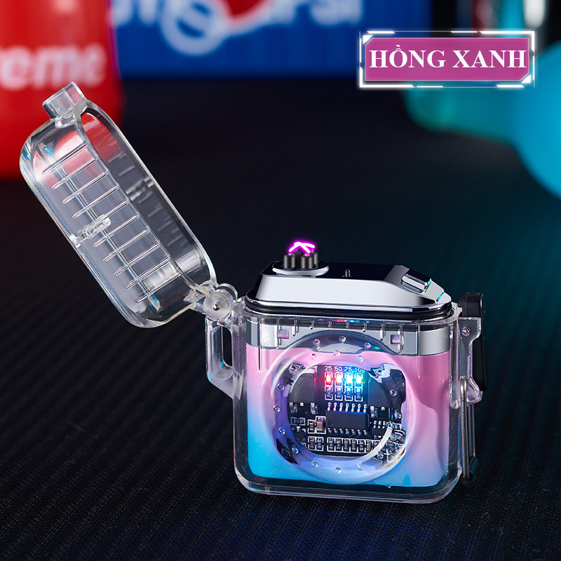 Bật Lửa Điện Tia Plasma Hiển Thị Phần Trăm Pin Fullbox - Sạc Điện