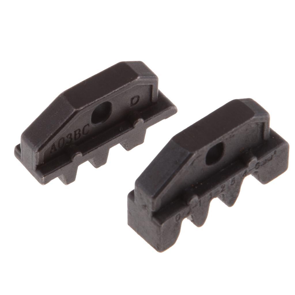 4Pcs Interchangeable Die Set for Non-insulated/Insulated Terminal Connectors